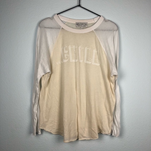 Wildfox • Chill Lightweight Raglan Long Sleeve Tee - Picture 3 of 8